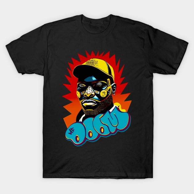 De La Soul Mf Doom Funko Pop T-Shirt by sahiliart06